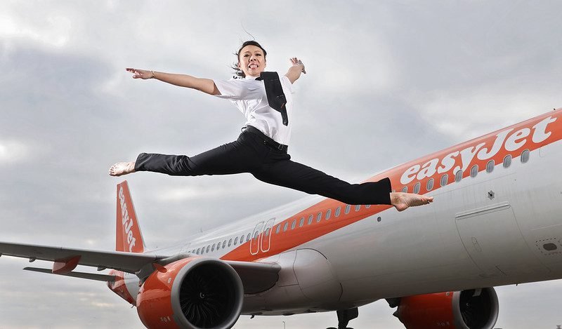 איזי ג'ט יוצאת במסע פרסום לגיוס 1,000 טייסות וטייסים. צילום: איזי ג'ט