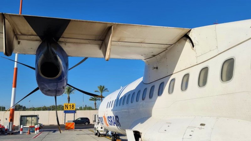 מטוס ישראייר. צילום: ספיר פרץ זילברמן