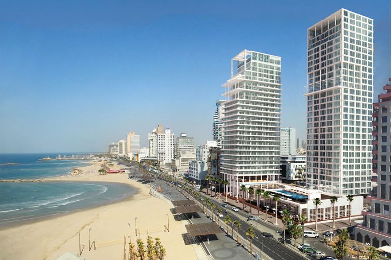 מלון דויד קמפינסקי תל אביב יפתח רשמית בפברואר 2022. צילום: יח"צ