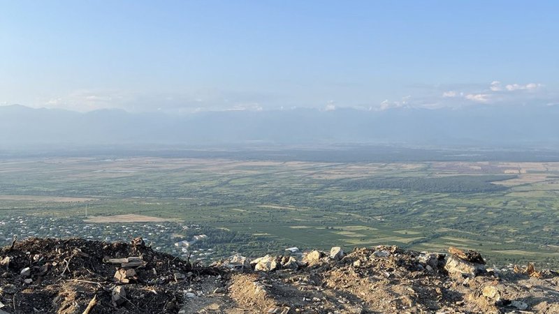 הנוף בסיגנגי, גיאורגיה. צילום: בת-שי עוז