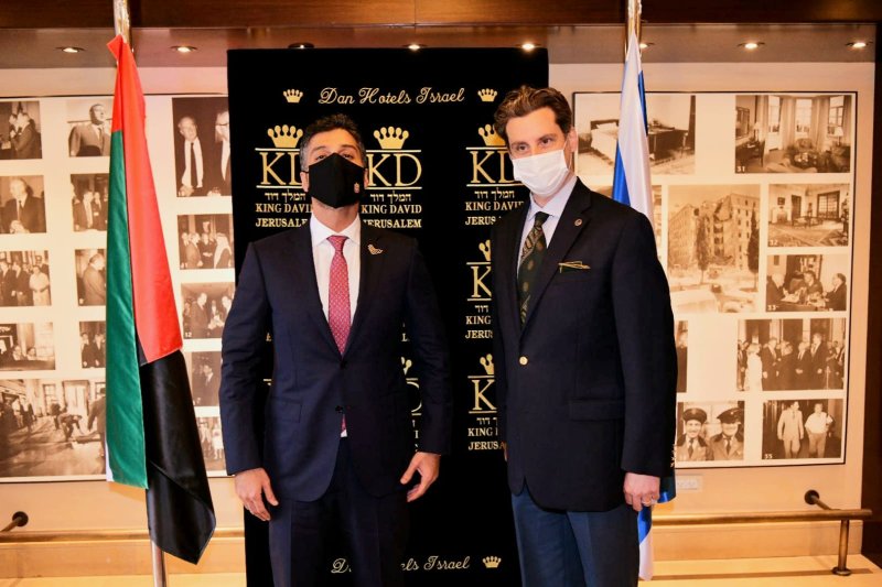 תמיר קוברין ומוחמד אל חאג'ה. צילום: שלומי אמסלם