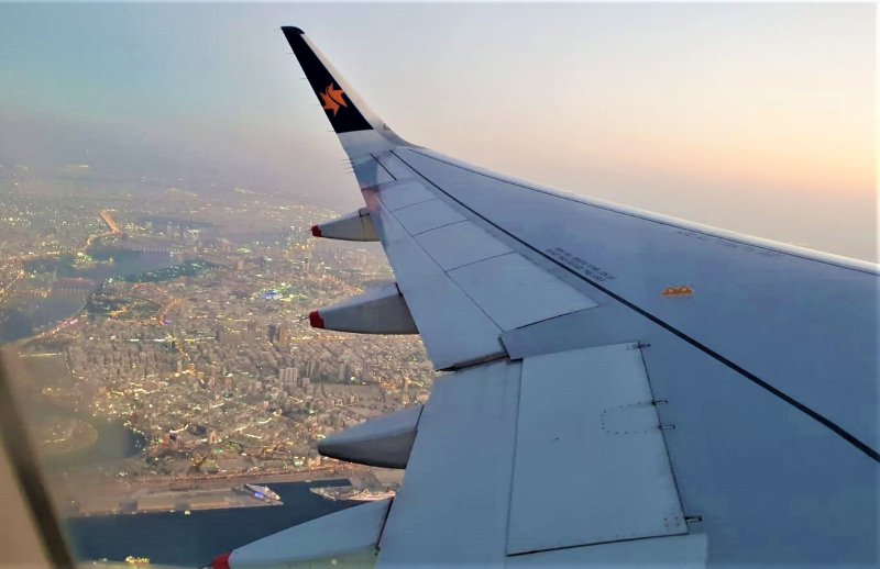 טיסת הבכורה של ישראייר לדובאי מעל סעודיה. צילום: ספיר פרץ זילברמן