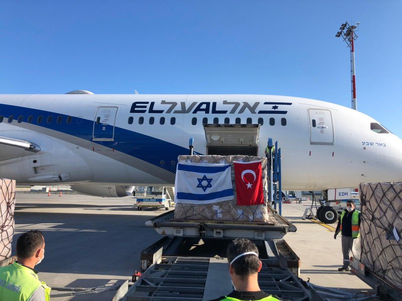 מטוס מטען של אל על נחת בטורקיה. צילום: דוברות אל על