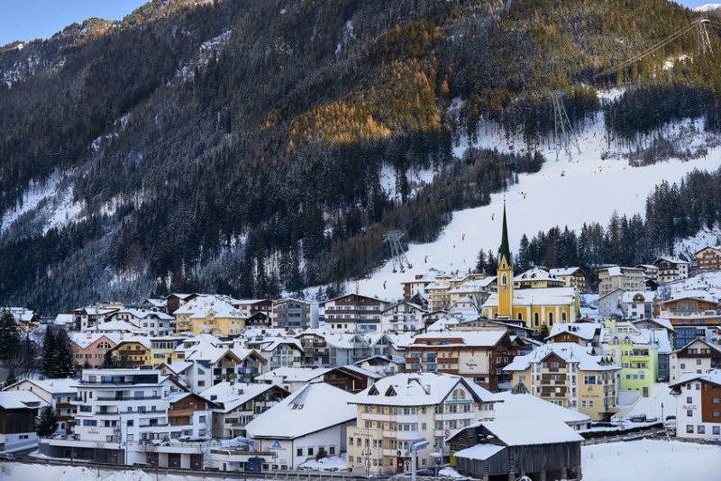 עיירת הסקי אישגל באוסטריה - מוקד הפצת הקורונה. צילום: 123rf