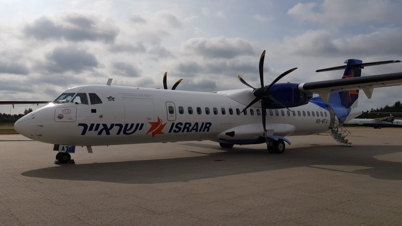 ATR 72. ישראייר. צילום: יח"צ