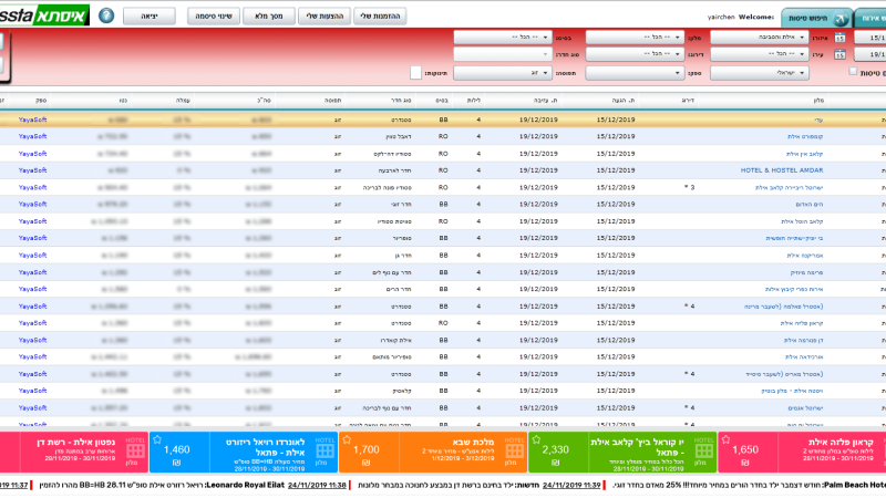 כך זה נראה. מערכת YayaSoft. צילום מסך|יאיר חן