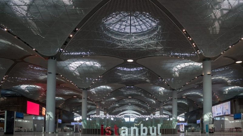 שדה התעופה החדש באיסטנבול. צילום: Shutterstock