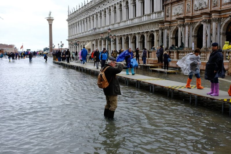 ונציה מוצפת. צילום: 123rf