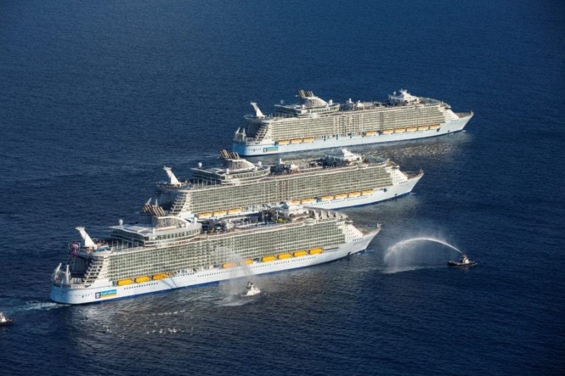 מפגש פסגה. צילום: רויאל קריביאן||Harmony of the Seas מפליגה מפורט לודרדייל. צילום: רויאל קריביאן