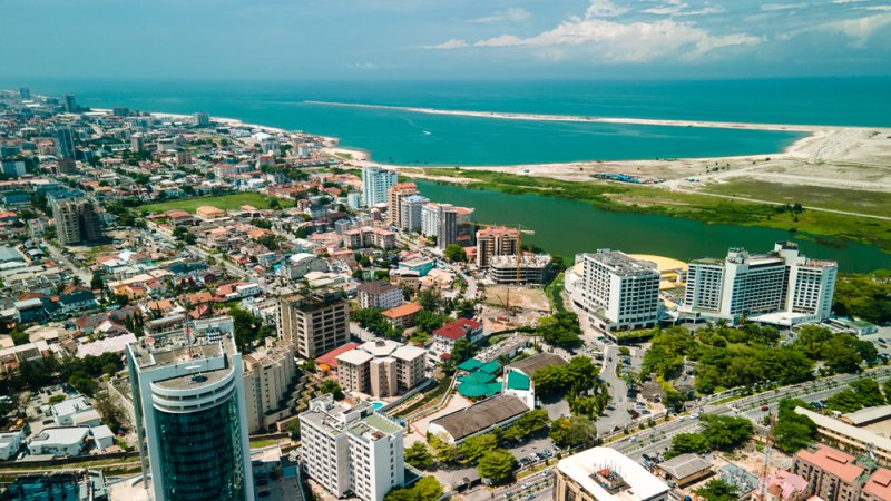 Victoria Island Lagos Nigeria. צילום: Shutterstock