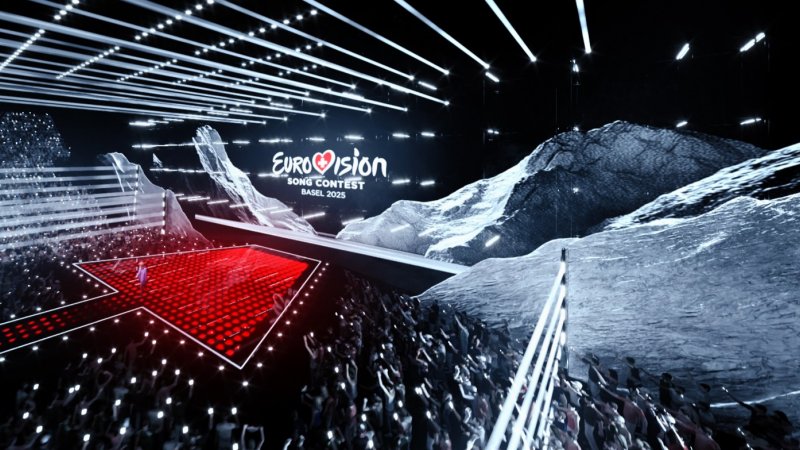 Eurovision 2025 Stage Basel Switzerland (Photo: SRGSSR / Eurovision)