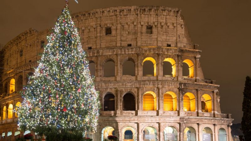 Rome during Christmas. Photo: shutterstock