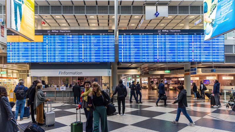 Munich Airport. Photo: shutterstock