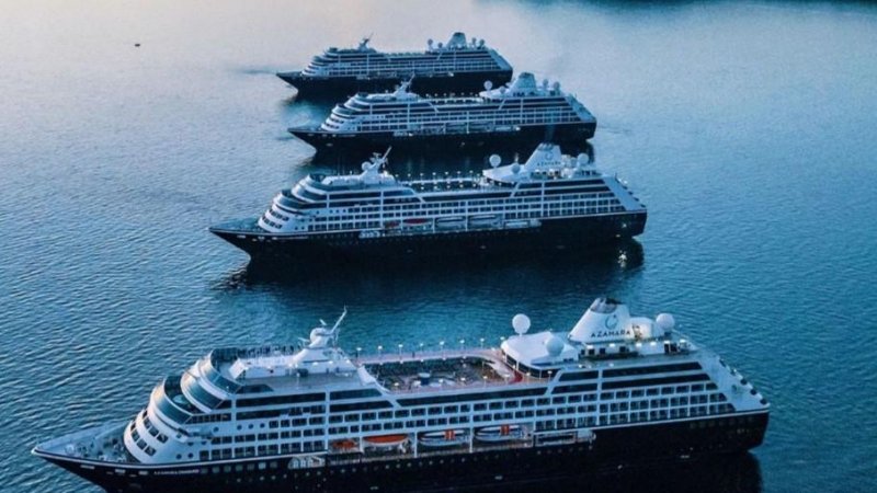 4 ships in Azamara's cruise fleet. Photo: Azamara Cruises