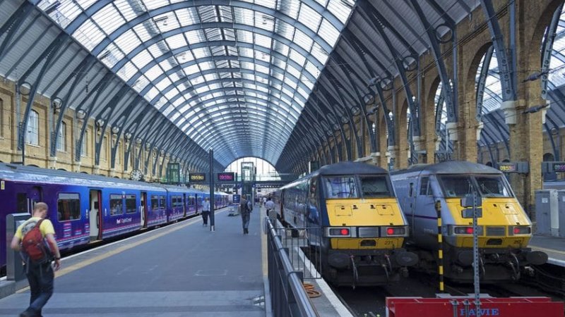 Eurostar trains at 'King's Cross' station in London. Photo: rf123