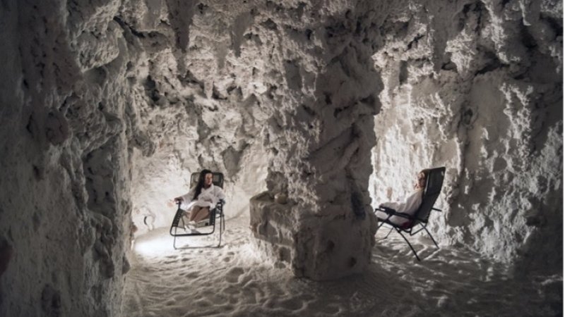 Salt Cave in Warszawa Hotel Spa. Photo by hotel