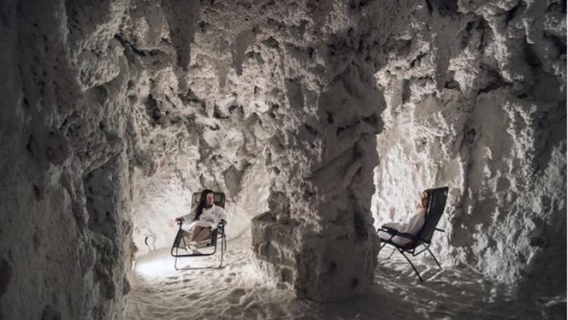 Salt Cave in Warszawa Hotel Spa. Photo by hotel