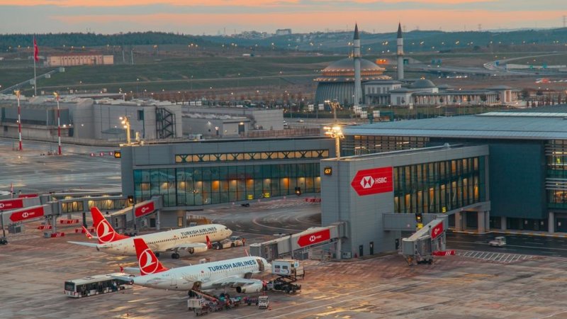 72 מיליון נוסעים ב-2022. מטוסח טורקיש בשדה״ת החדש באיסטנבול. צילום: Shutterstock