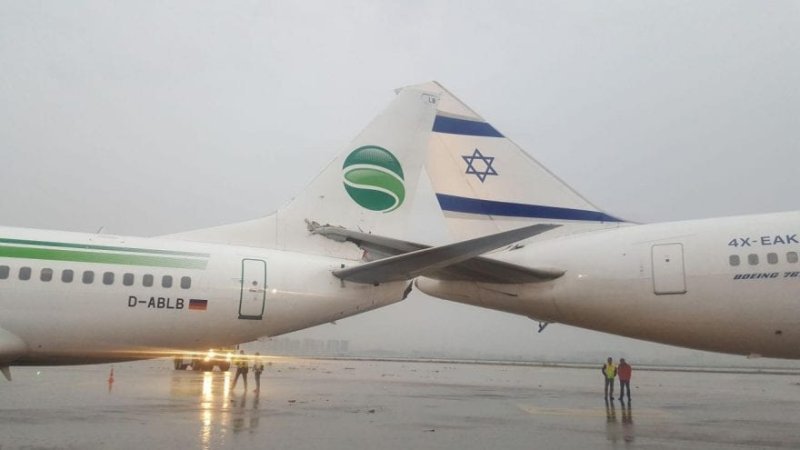 ההתנגשות בחודש מרץ 2018. צילום רש'ת