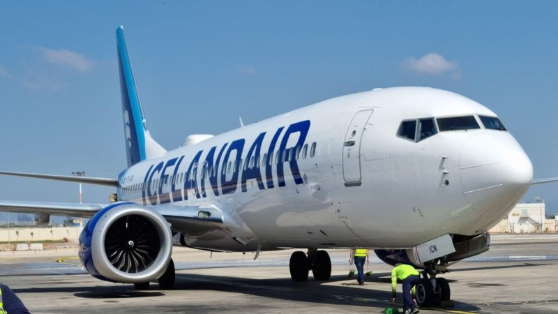 Icelandair בנתבג. צילום:פספורטניוז
