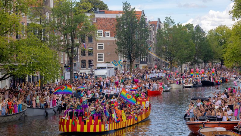 "מצעד התעלה" של אמסטרדם. צילום: שאטרסטוק