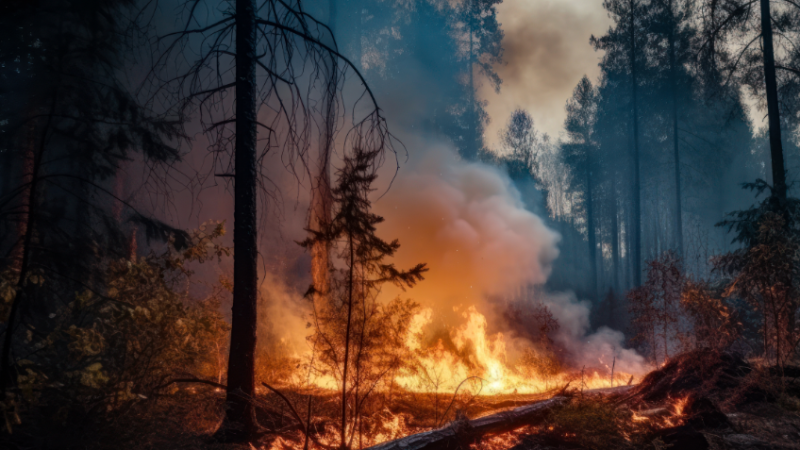 שריפות חורש, ארכיון (צילום: Shutterstock)