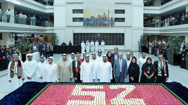 חוגגים את יום האיחוד ה-52 של איחוד האמירויות. צילום: Emirates