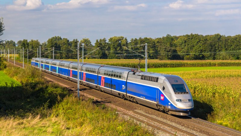 רכבת TGV מהירה. צילום: shutterstock