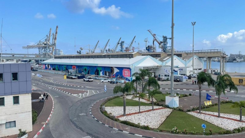 טרמינל ההופעות החדש של נמל חיפה: צילום: דוברות נמל חיפה