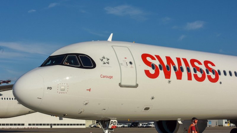 מטוס סוויס (צילום: Swiss)