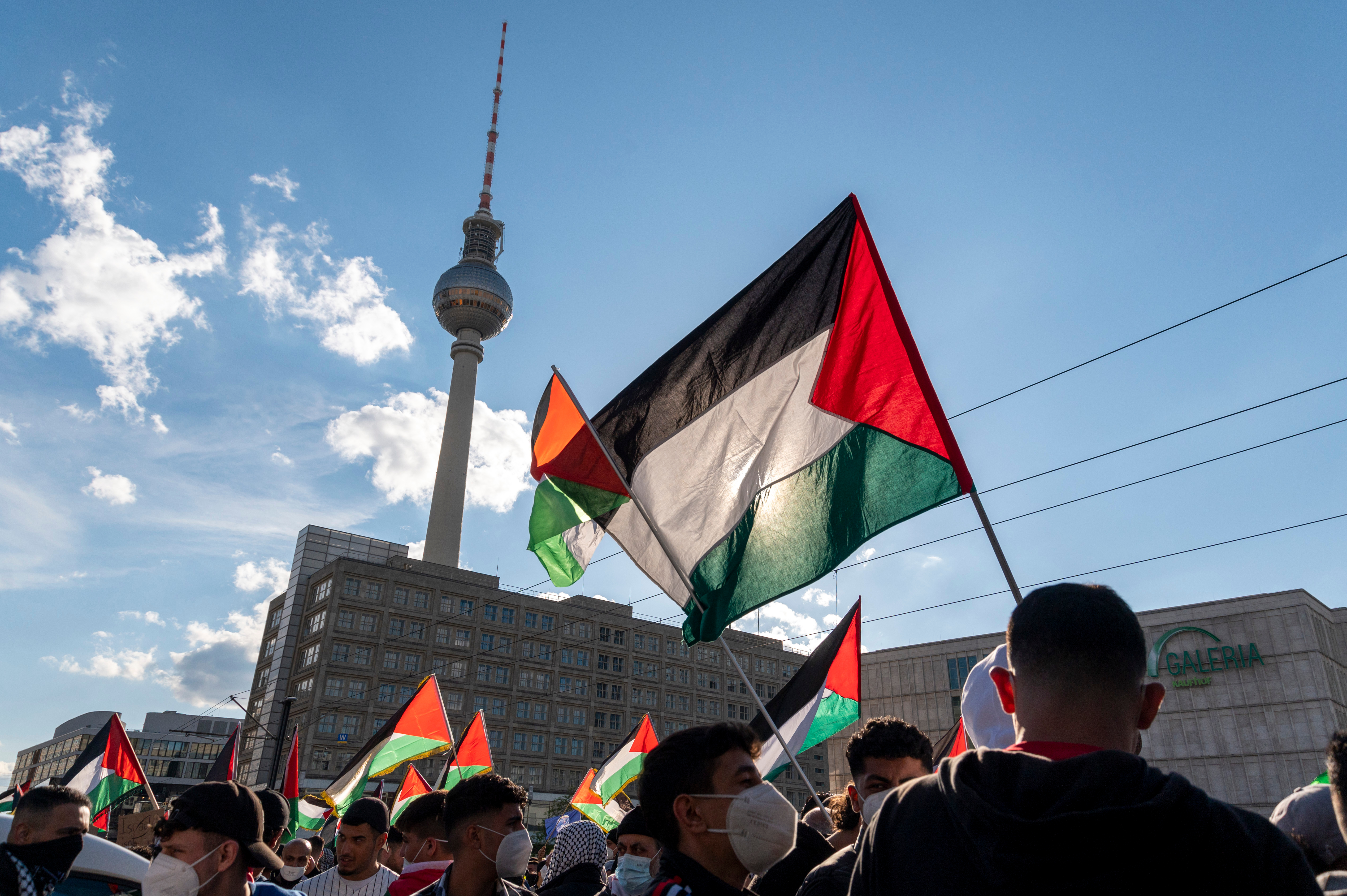 הפגנה פרו-פלסטינית בברלין (צילום: SHUTTERSTOCK)