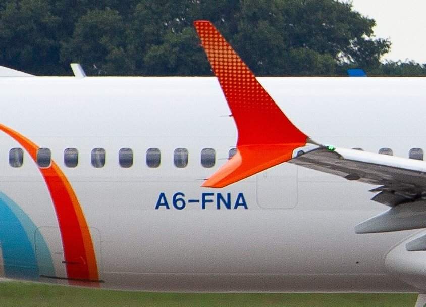 הדלת הנוספת שאינה בשימוש במטוס Flydubai מדגם 737-MAX-9 (צילום: SHUTTERSTOCK)