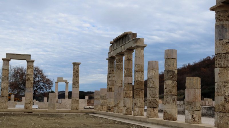 ארמון אלכסנדר מוקדון באיגאי (צילום: משרד התרבות היווני)