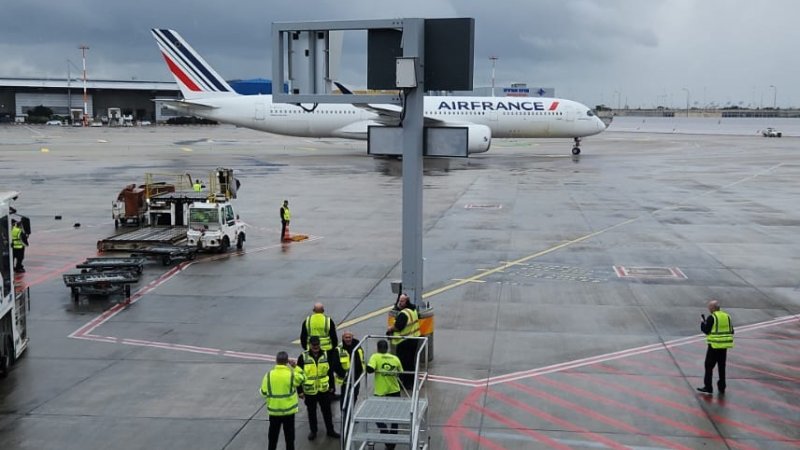 אייר פראנס A350 נתב"ג בן גוריון