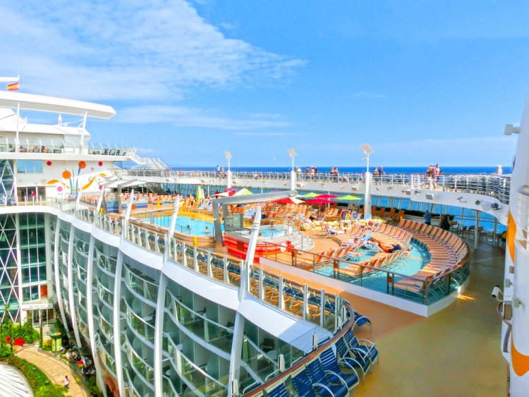 Allure of the Seas מקבוצת רויאל קאריבין.  צילום: shutterstock