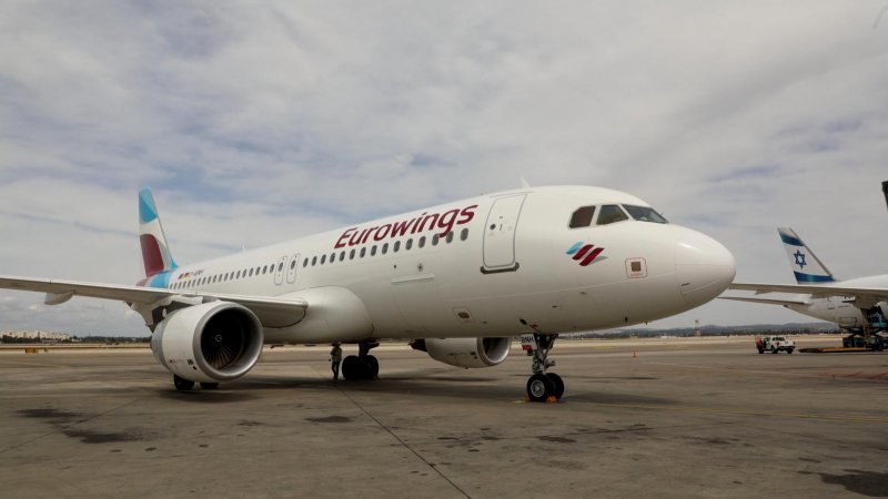 Eurowings בנתב״ג. קרדיט: סיון פראג