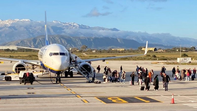 נמל התעופה של חאניה בכרתים, יוון (צילום: עמית קוטלר)