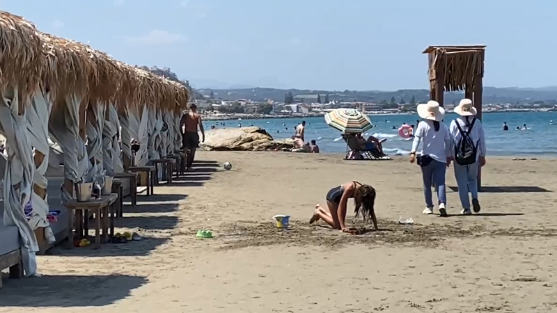 חוף אגיה מרינה, כרתים (צילום: עמית קוטלר)