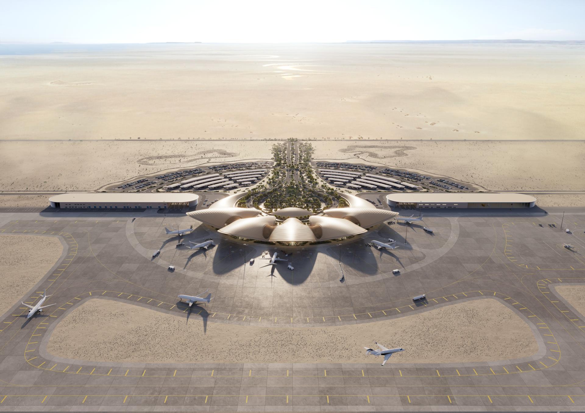 נמל התעופה החדש והמעוצב (צילום: Red Sea International AIrport)