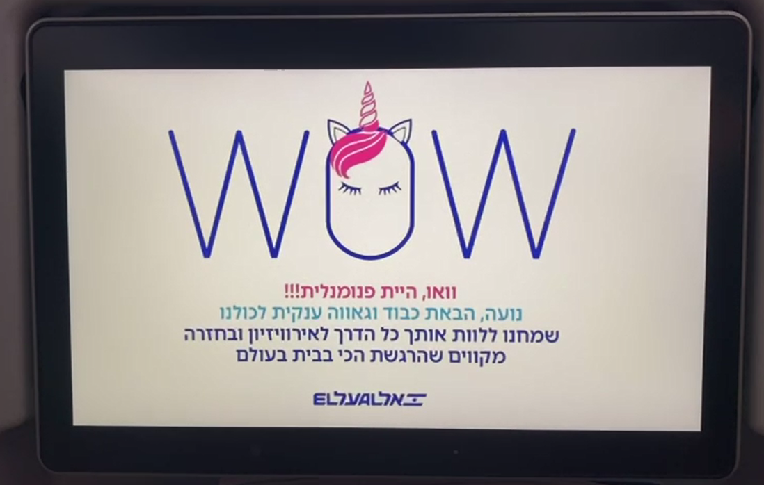 כך זה נראה בשנה שעברה על מסכי טיסת אל על לליברפול (צילום: עמית קוטלר)