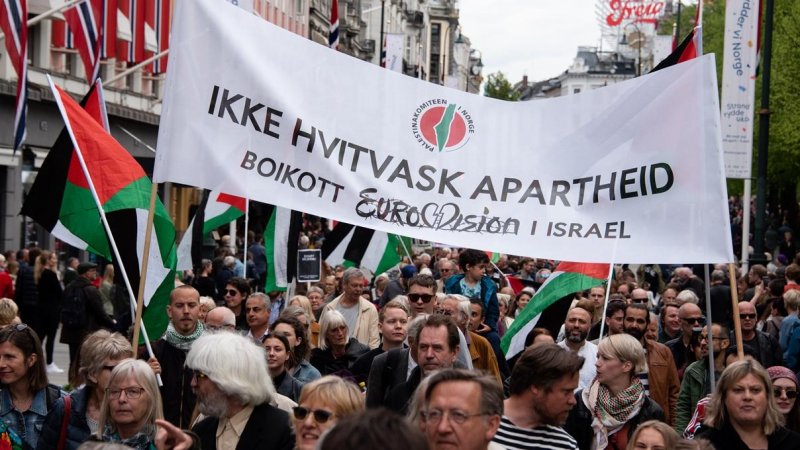 הפגנות נגד השתתפות ישראל באירוויזיון (צילום: SHUTTERSTOCK)