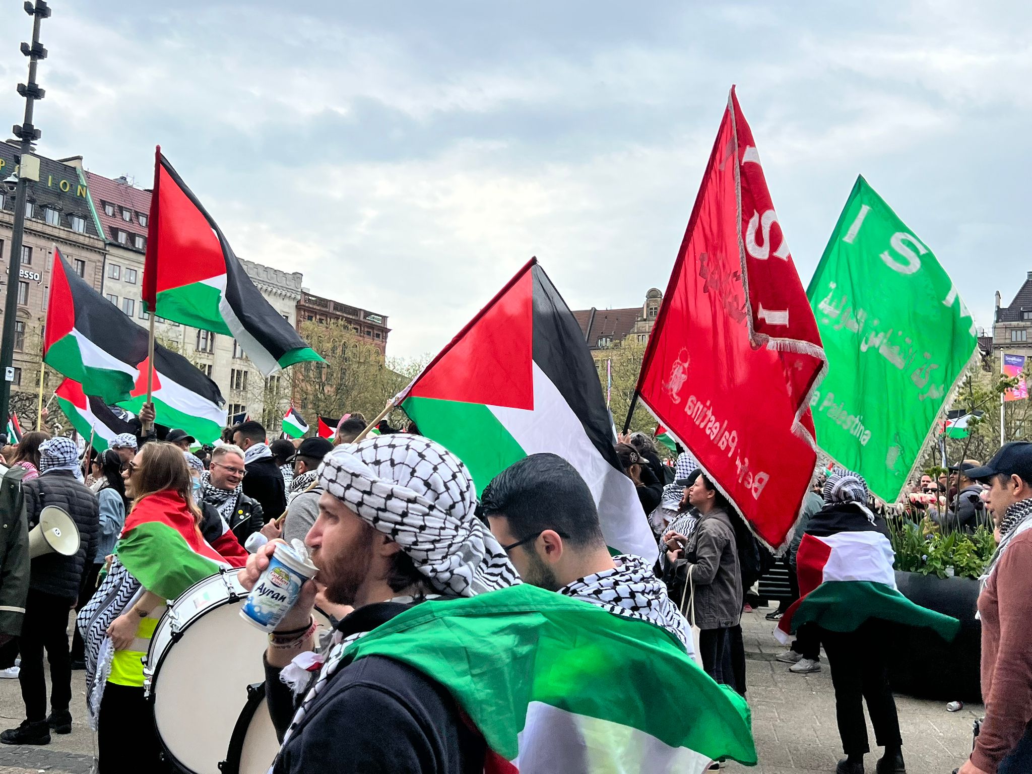 הפגנות נגד ישראל באירוויזיון בשוודיה (צילום: מיקי ישראלי)