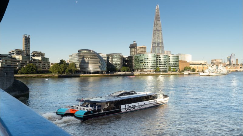 Uber Boat by Thames Clippers. צילום: בריטיש איירווייז