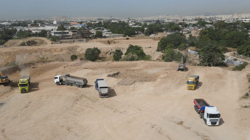 העבודות להקמת איצטדיון פנאתינאיקוס (צילום: עיריית אתונה)