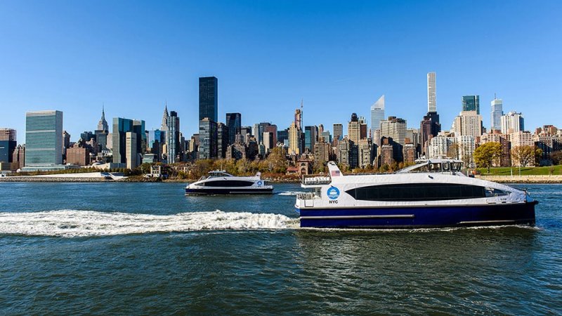 שאטל ימי בניו יורק. בקרוב בארץ? צילום: NYC FERRY