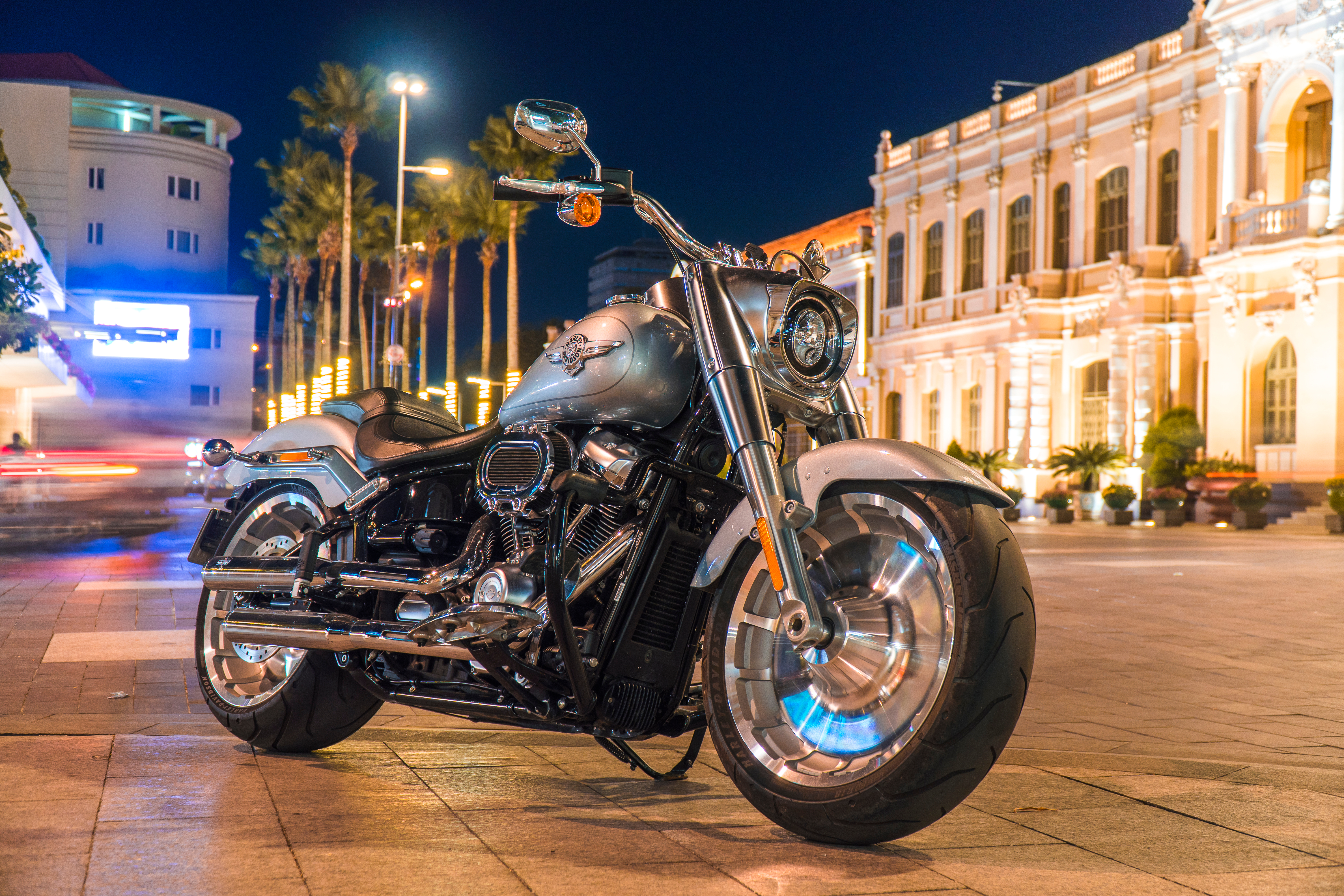 Harley Davidson Fat boy. צילום: שאטרסטוק