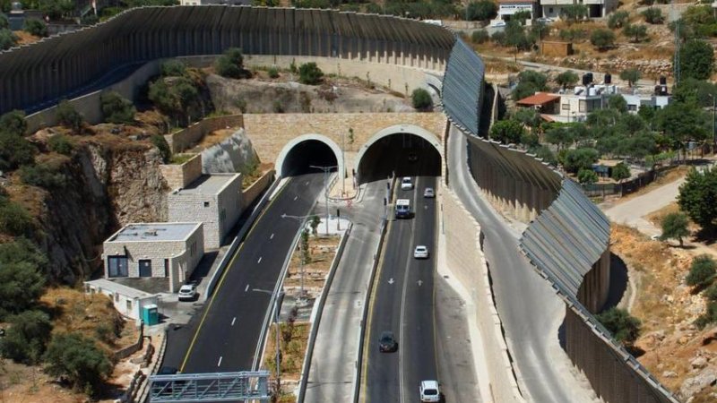 כביש המנהרות החדש. צילום: משרד התחבורה