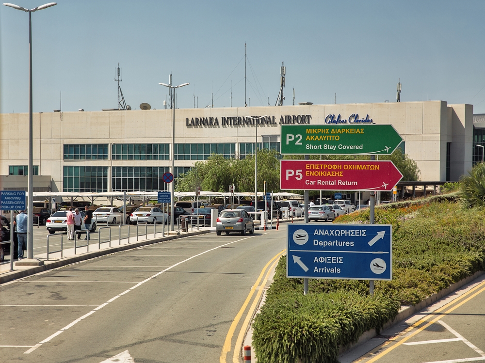 larnaca Airport. Photo: Shutterstock