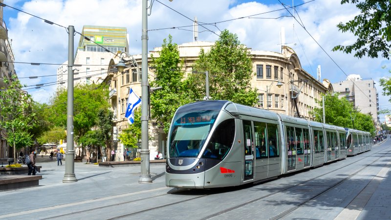 הרכבת הקלה ירושלים. צילום: SHUTTERSTOCK