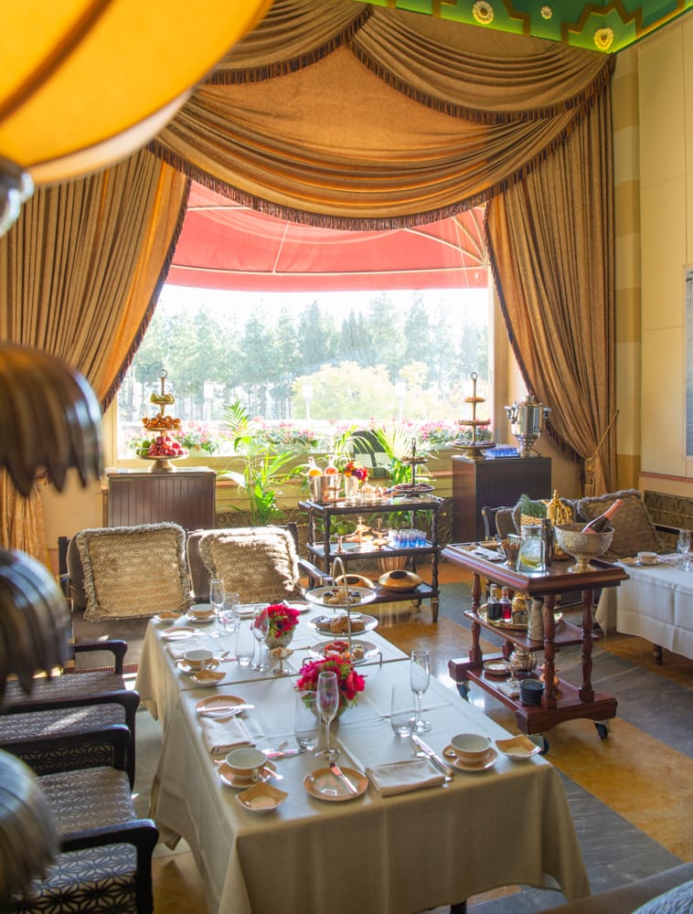 Tea time at King David Hotel. Photo by Gali Eitan